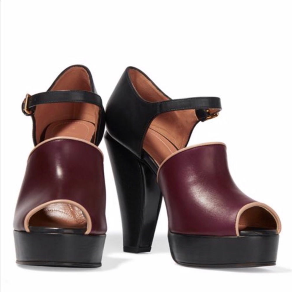 Marni Peep-toe Mary Jane Platforms